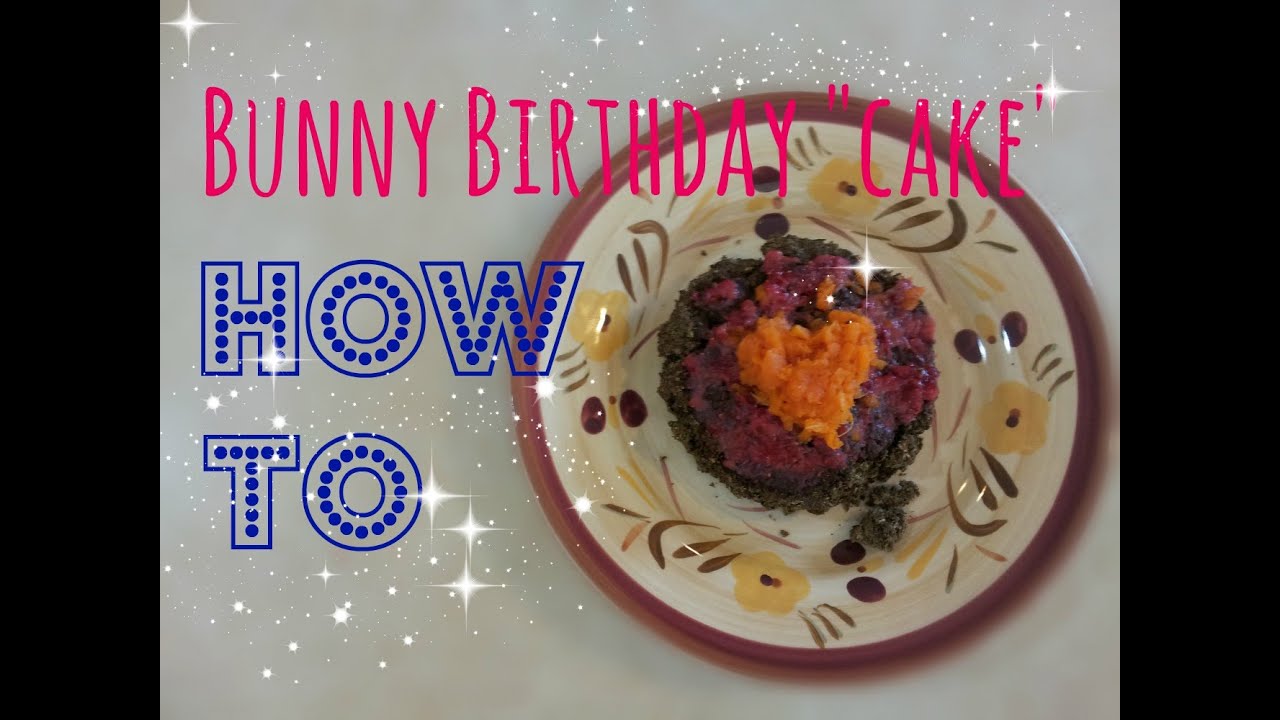 Bunny Birthday Cake