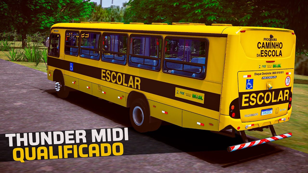 Neobus Thunder Midi Vw 15.190 Escolar Qualificado - Proton Bus Mods