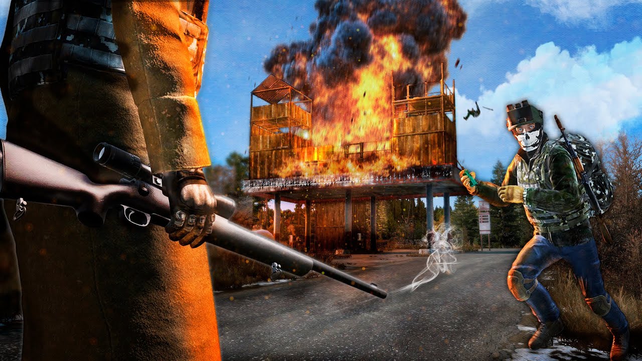 COMO RAIDAMOS UMA BASE GIGANTE COM O DONO ONLINE - DayZ