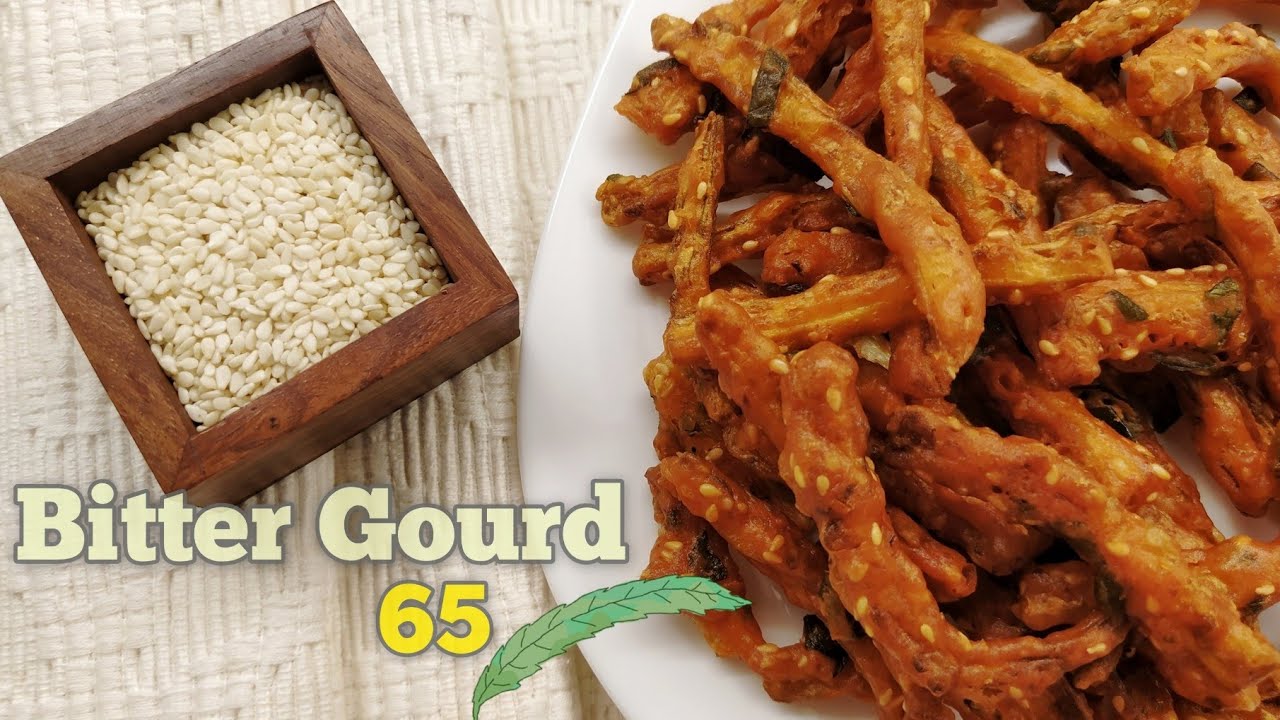 Bitter Gourd 65 | Bitter Gourd Fry | Karela Fry | Pavakka Fry | Side Dish For Rice |