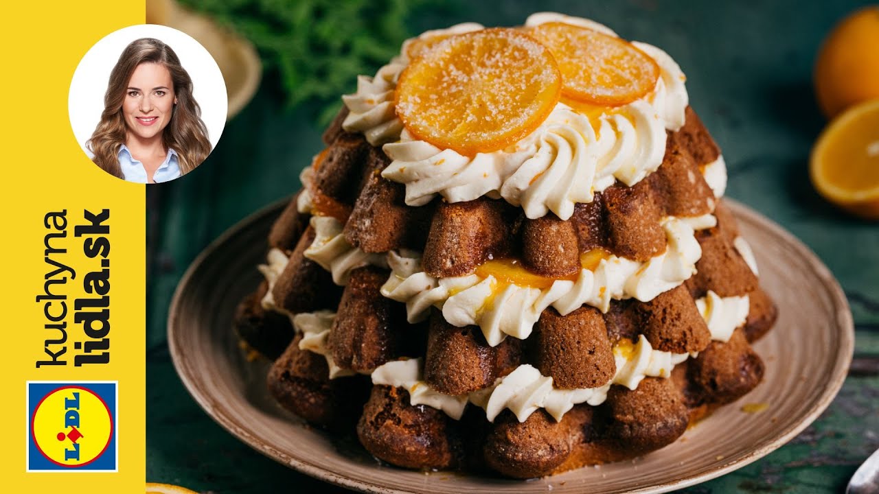 Pomarančová bábovka s mascarpone krémom 🍊 | Veronika Bušová | Kuchyňa Lidla