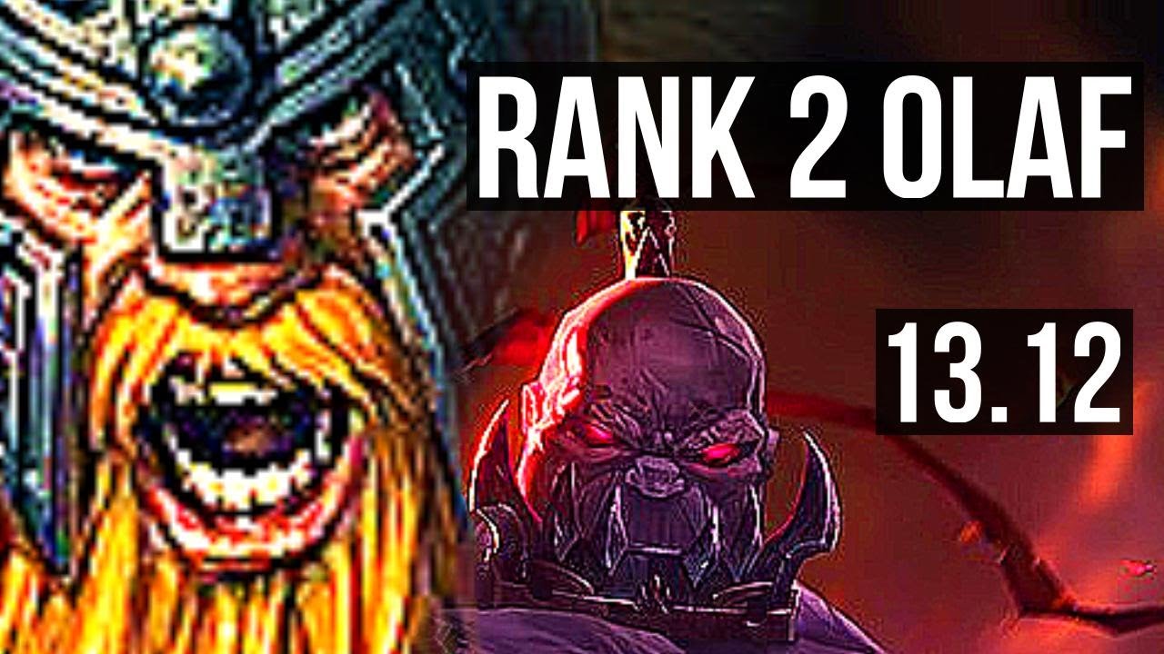 OLAF vs SION (TOP) | Rank 2 Olaf, 7/1/3, Godlike | KR Challenger | 13.12