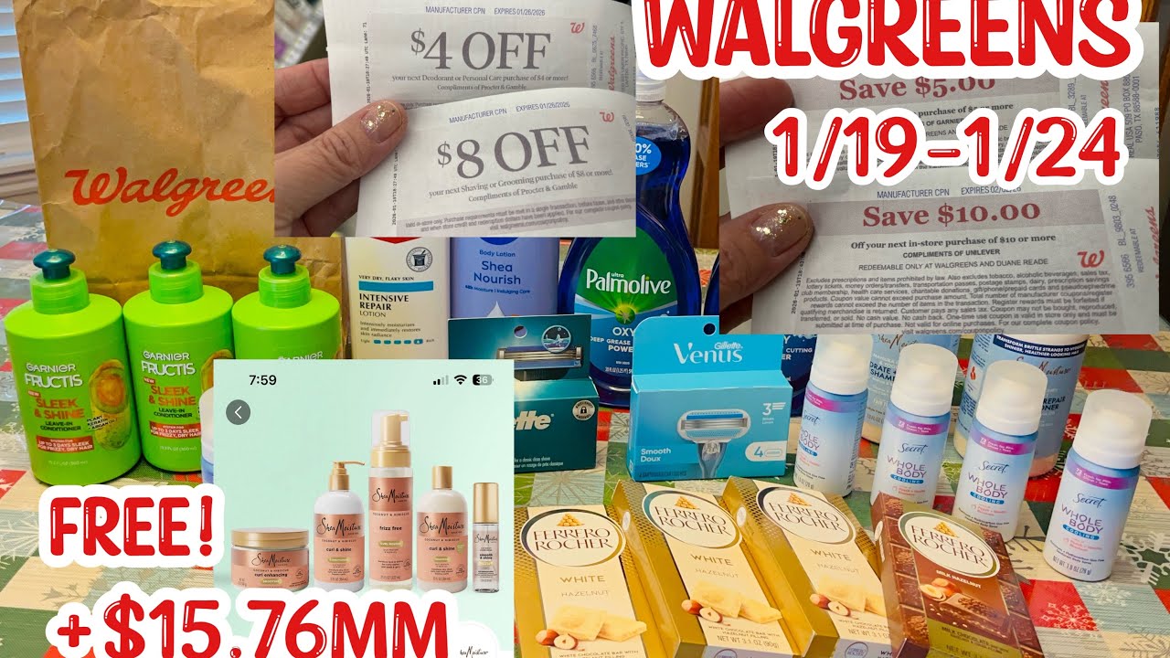 All FREE!🔥🔥 $15.76 Money Maker 💰💵 || WALGREENS HAUL|| 1/19-1/24