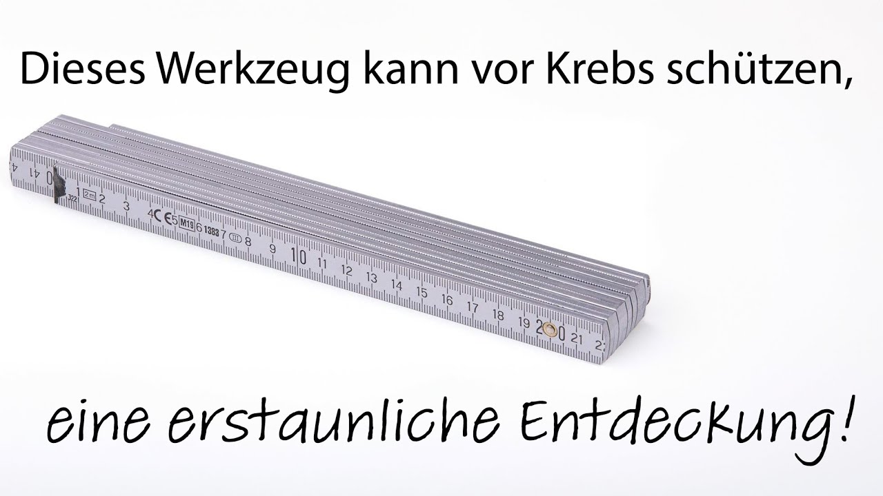 Besser Ergebnisse im Garten mit k&uuml;nstlichen Wasseradern / Ein Zollstock gegen Krebs!