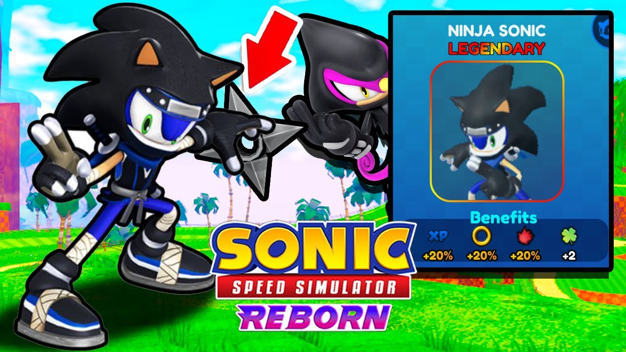 БЫСТРО ОТКРОЙТЕ Ниндзя Соника и Эспио! (Sonic Speed ​​Simulator)