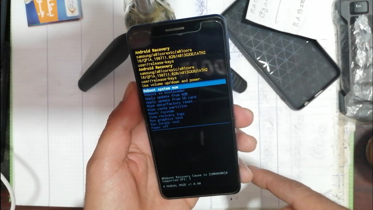 Hard reset samsung galaxy A01 Core طريقة عمل فورمات سامسونج