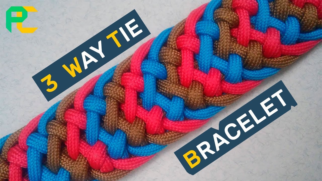 3 way tie Paracord Bracelet