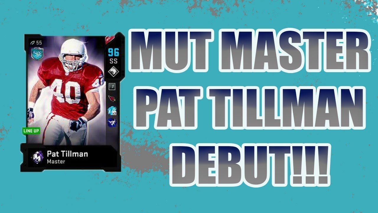 96 Overall Mut Master Pat Tillman Debut! Online H2H Ranked Gameplay- Madden 20 Ultimate Team