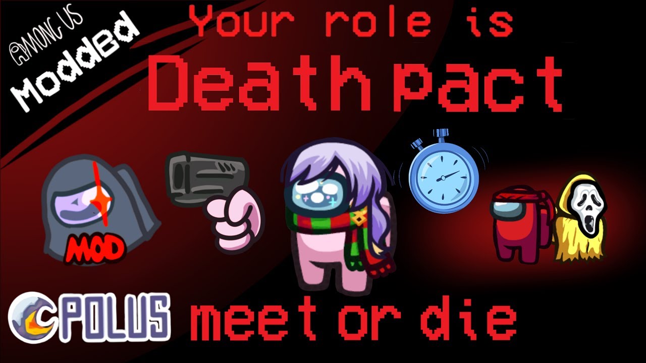 Among Us [TOHE] - The Death Pact (Impostor) - Town of Host Edited - Polus Gameplay - No Commentary