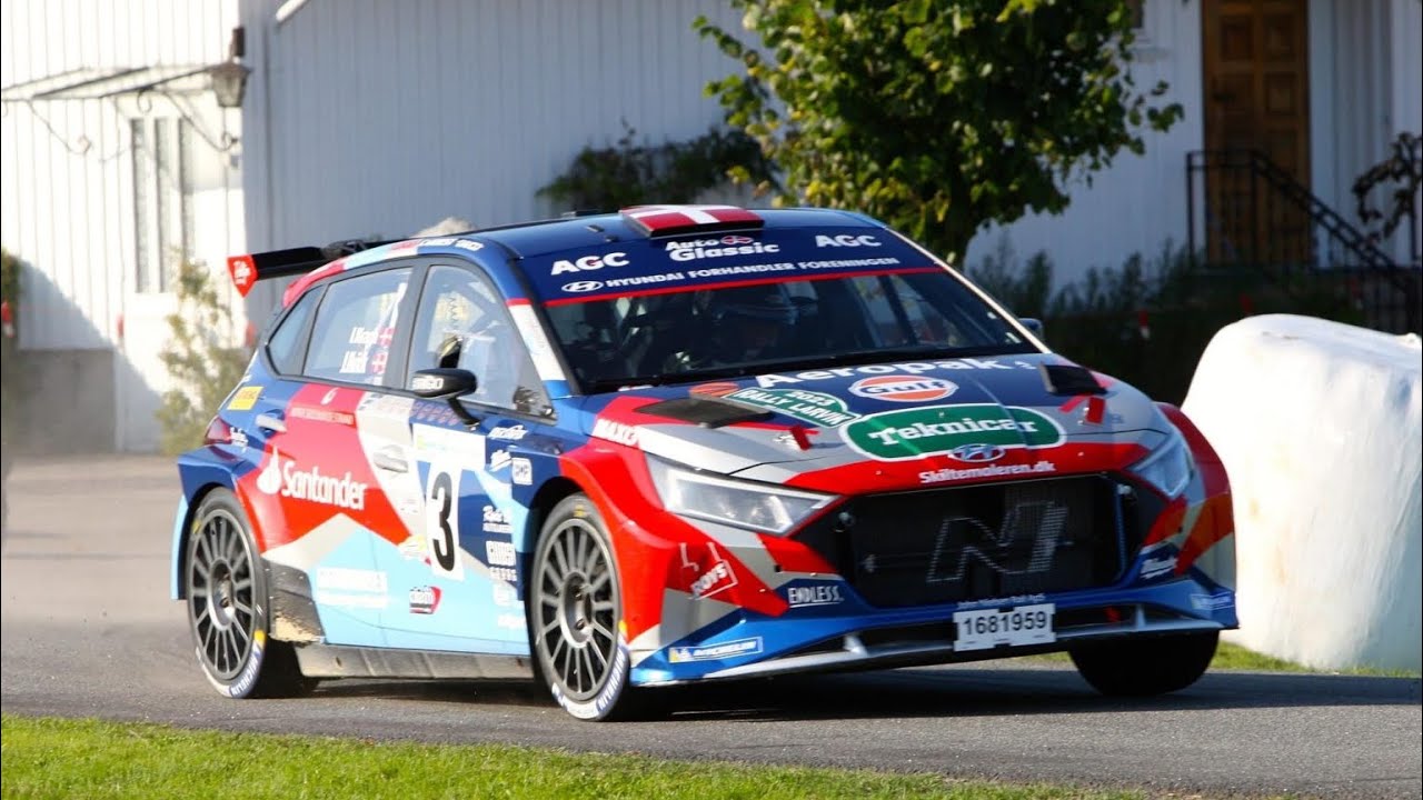 Rally Larvik SS9 2023//I. Kragh//J. Kvick//Hyundai i20 RC2