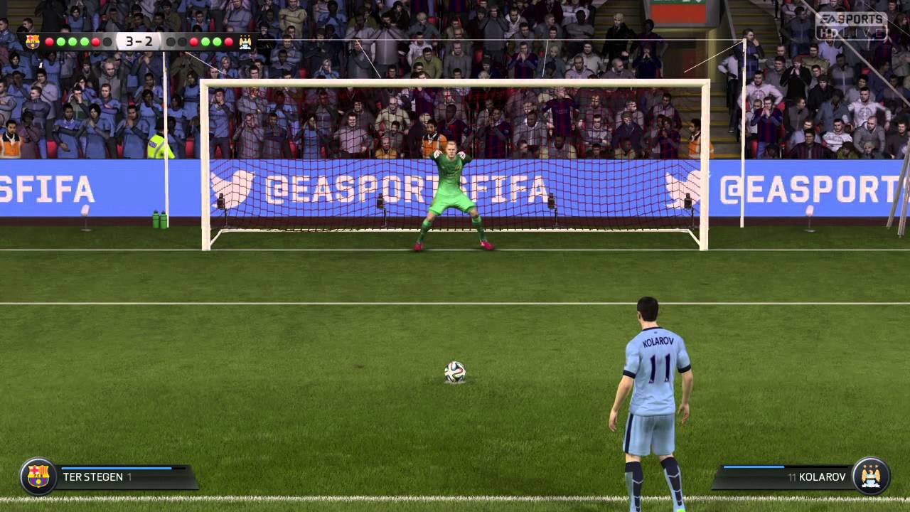 FIFA 15 BARCELONA VS MAN.CITY PENALTY KICK(PS4)
