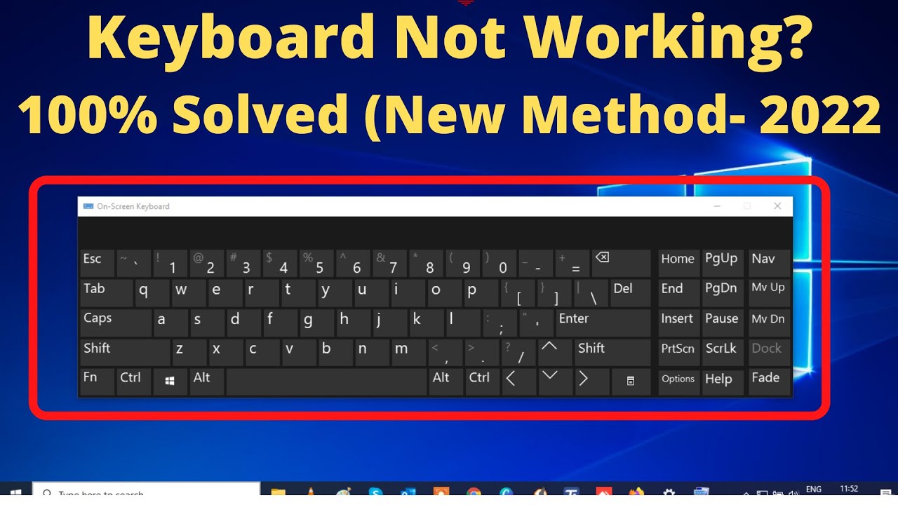 ✅100% Fixed - Keyboard Not Working in Windows 10 (3 New Methods - 2023)