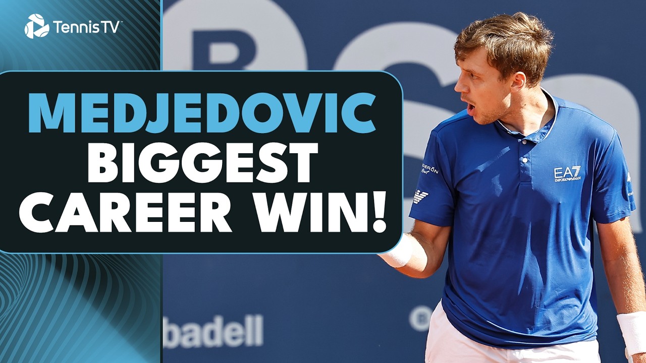 Hamad Medjedovic Records BIGGEST Career Win vs De Minaur | Barcelona 2026 Match Highlights