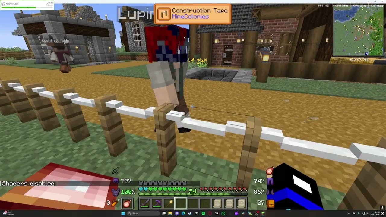 Tag sieben in Minecraft! lange Upgrades und Neubauten! TheReal MaxiD Stream vom 08.02.26