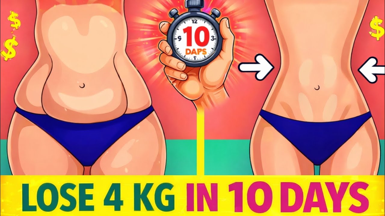Lose 4 kg in 10 days - Daily home workout