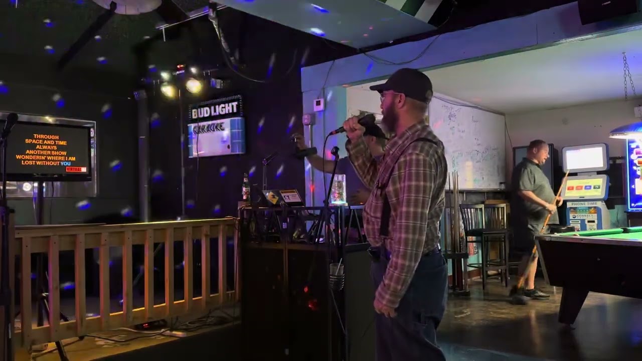 Faithfully (Journey) sung by David, The Karaoke Cowboy