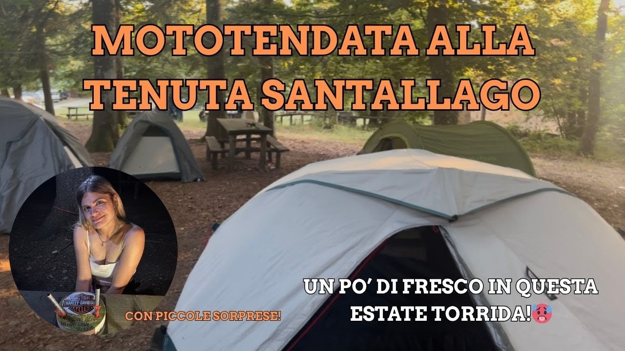 Moto-tendata? Ecco come è davvero! | Campeggio Wild sul Monte Serra