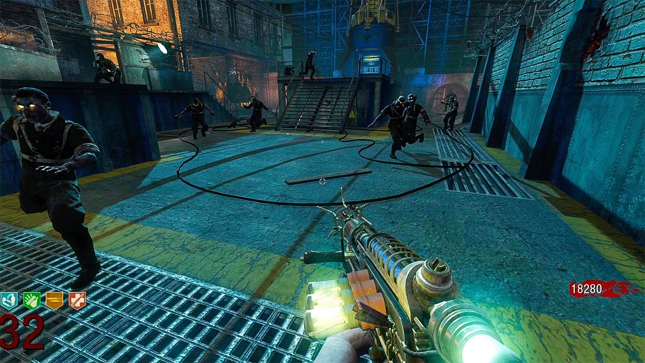 BLACK OPS ZOMBIES: DER RIESE GAMEPLAY (NO COMMENTARY)
