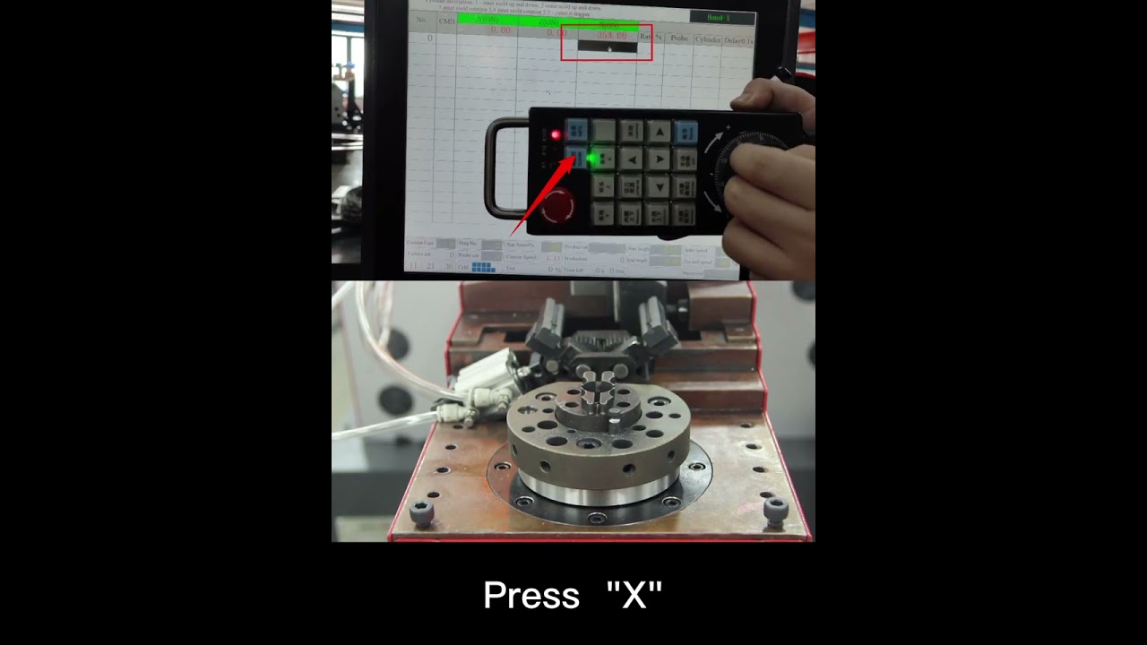Process 5: Fifth common settings of system and Programming - CNC Wire Bending Machine 3D