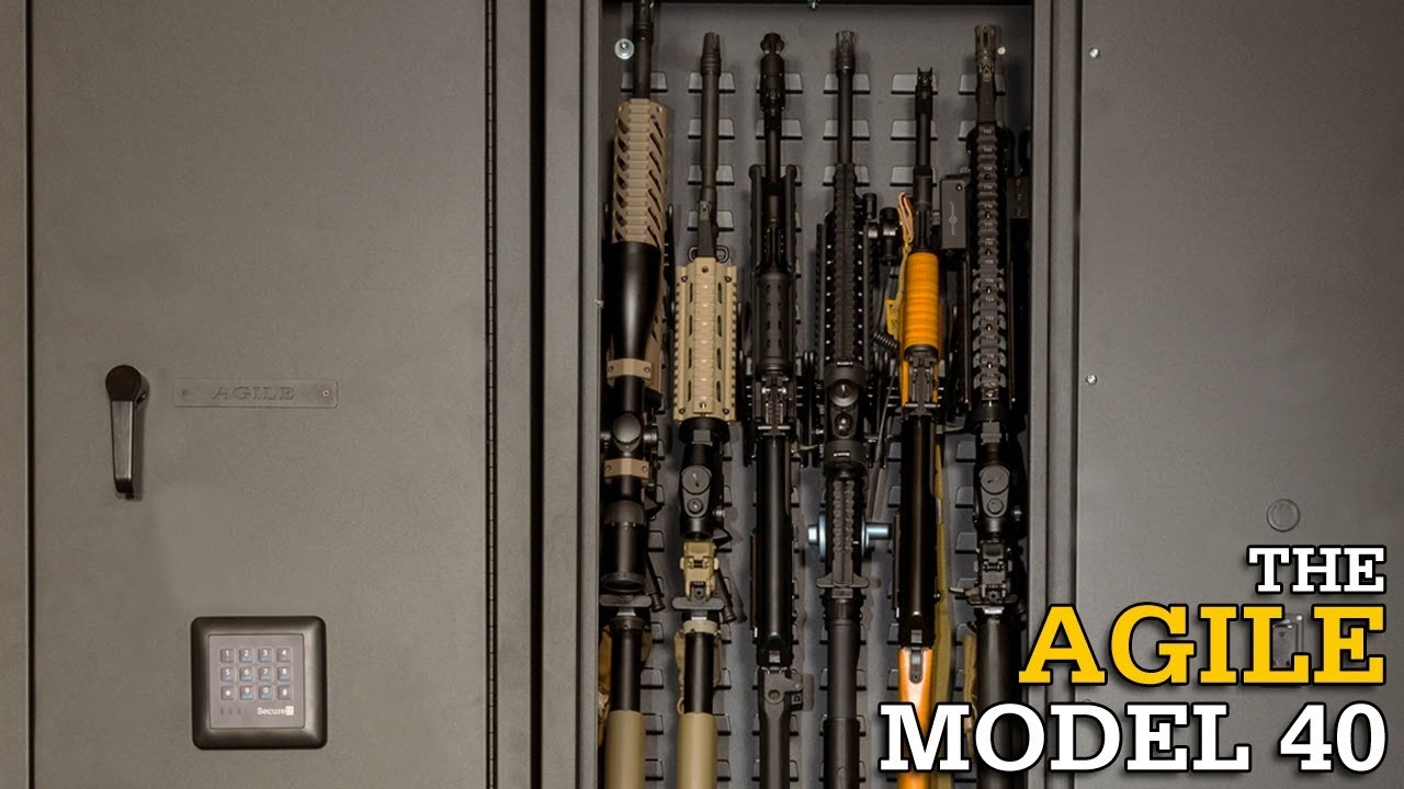 Agile Model 40 Overview | Add-On Gun Cabinet