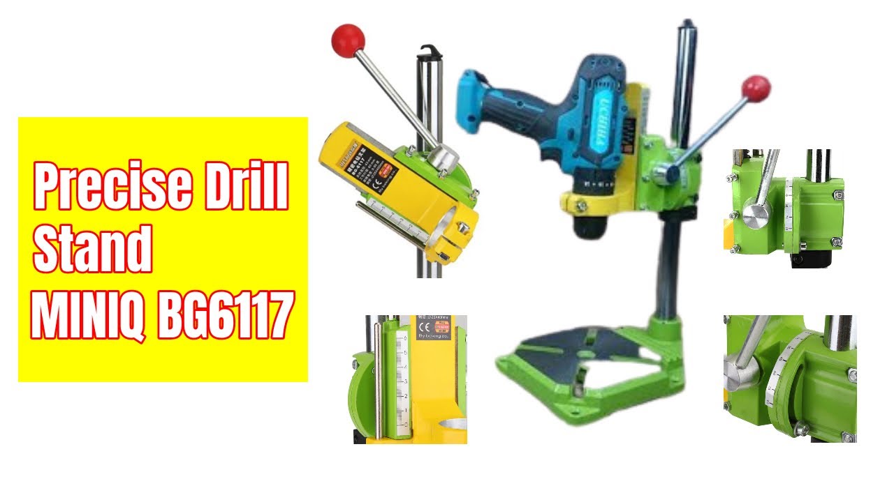Precise Drill Stand 6117 MiniQ Drill Bench 90 degree | Dudukan Stand Bor Presisi yang Tidak Murah