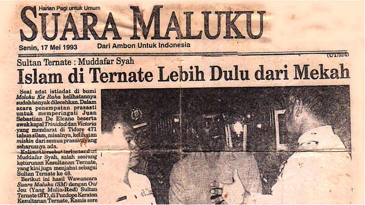 ISLAM DI TERNATE LEBIH DULU DARI MEKKAH | SEJARAH AWAL MASUKNYA AGAMA ISLAM DI TERNATE