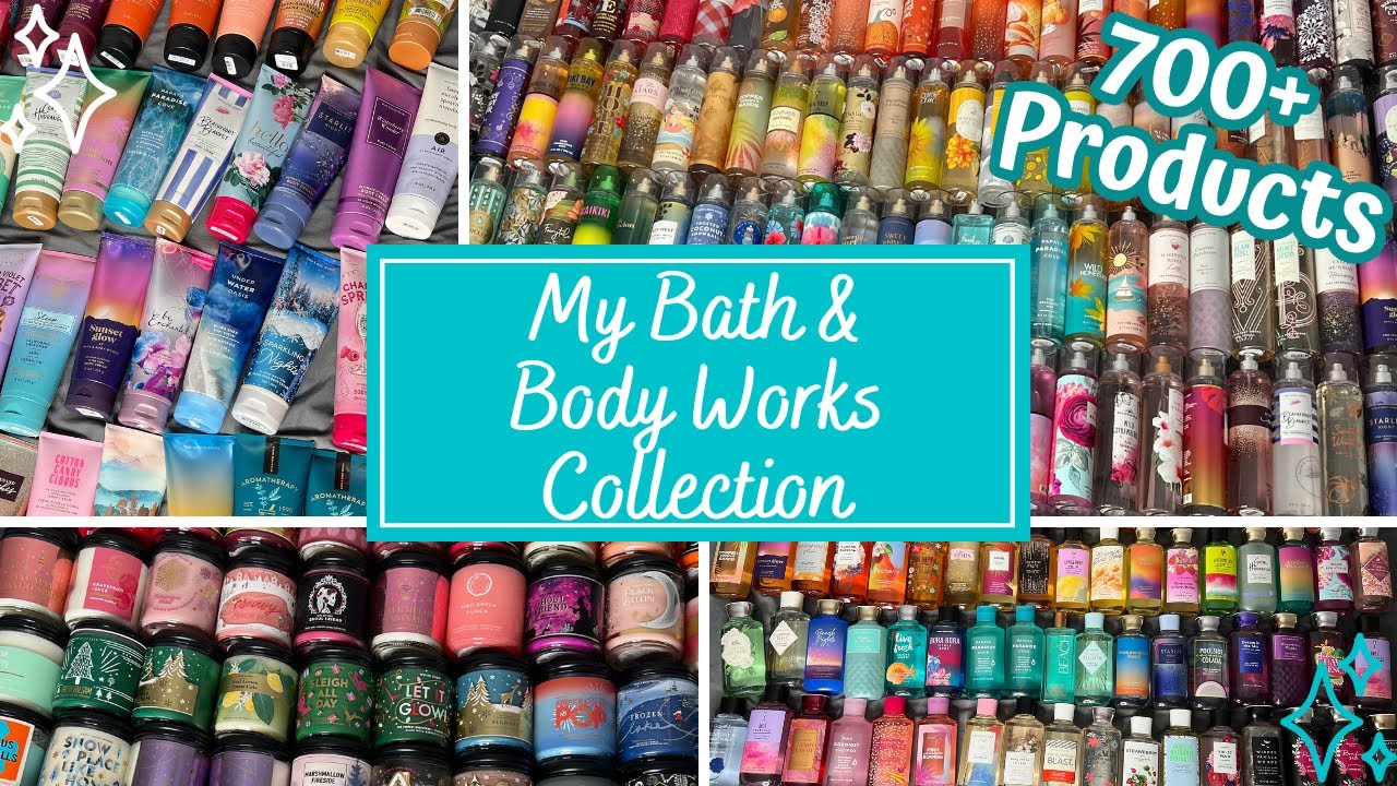 My Huge Bath and Body Works Collection | Over 700 Items! #bathandbodyworks #collection