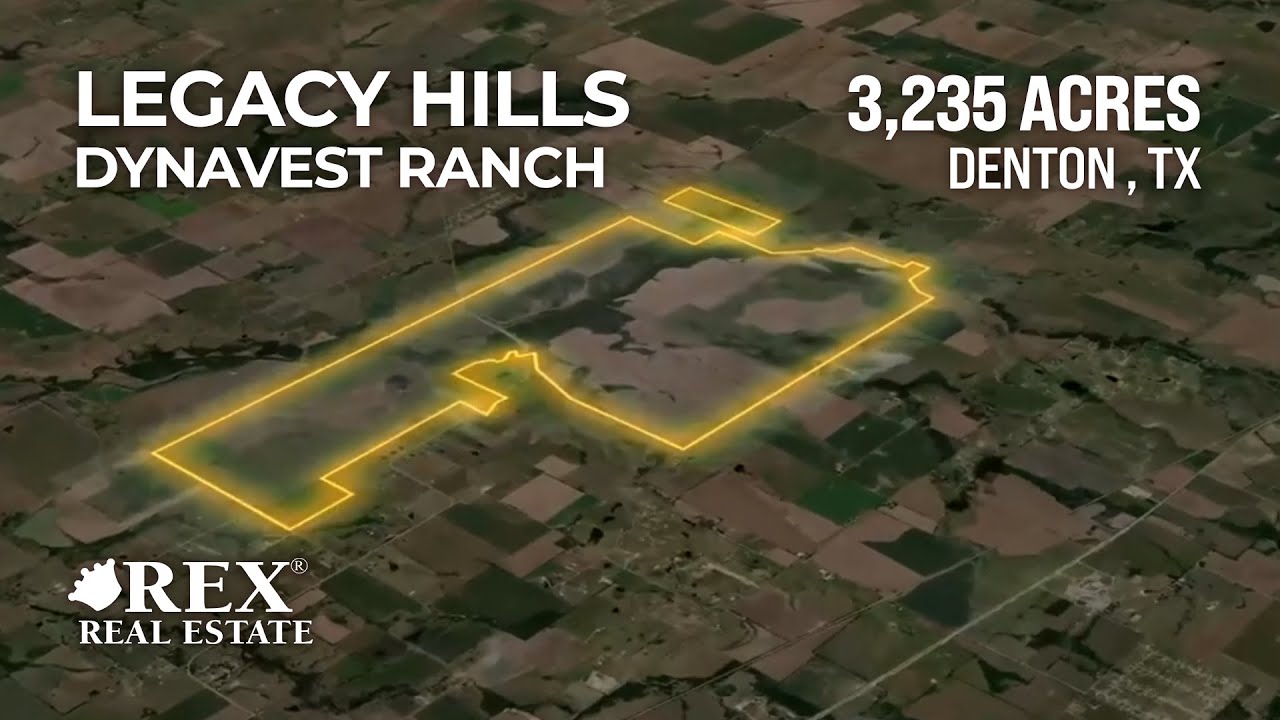 Legacy Hills (Dynavest Ranch) | 3,235 Acres Land for Sale | Denton, Texas
