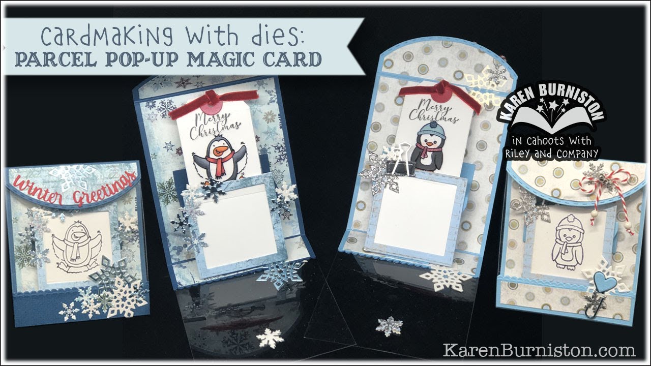 Cardmaking with Dies: Parcel Pop Up Magic Card