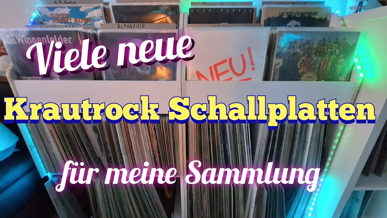 Neue Krautrock Schallplatten für meine Sammlung
