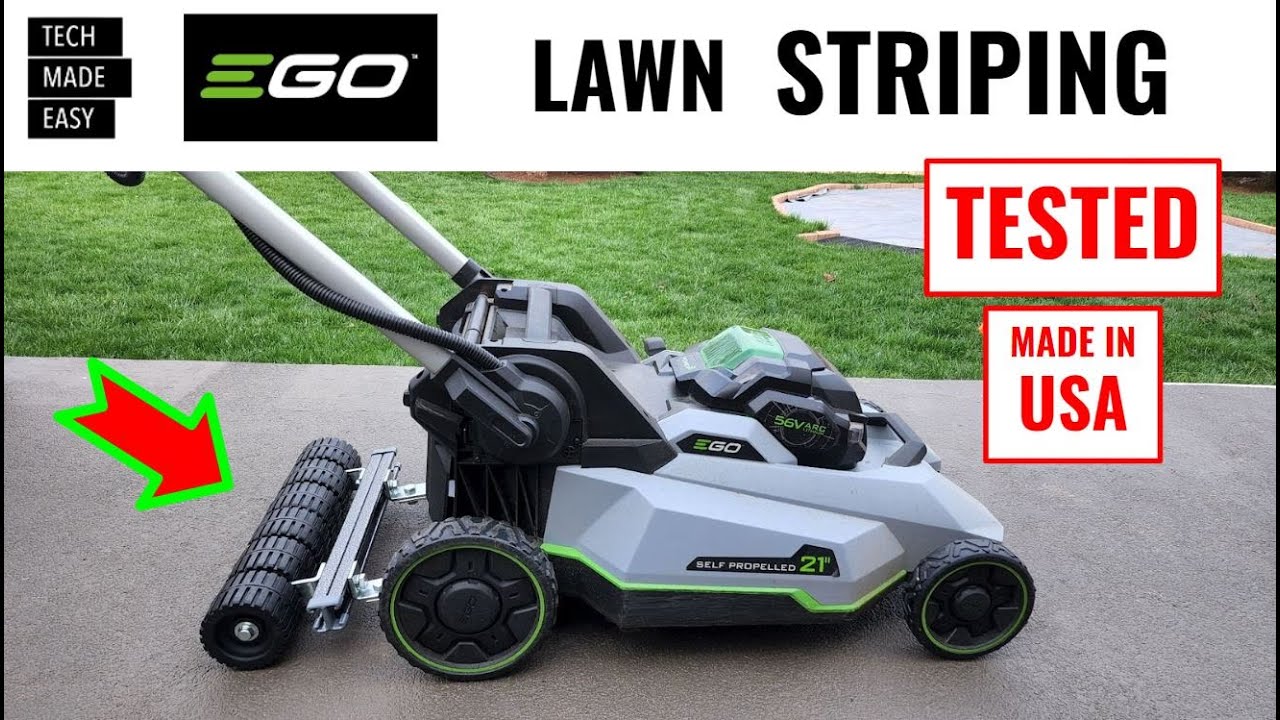 EGO Striping kit by Big League Lawns Review plus Demo and Setup