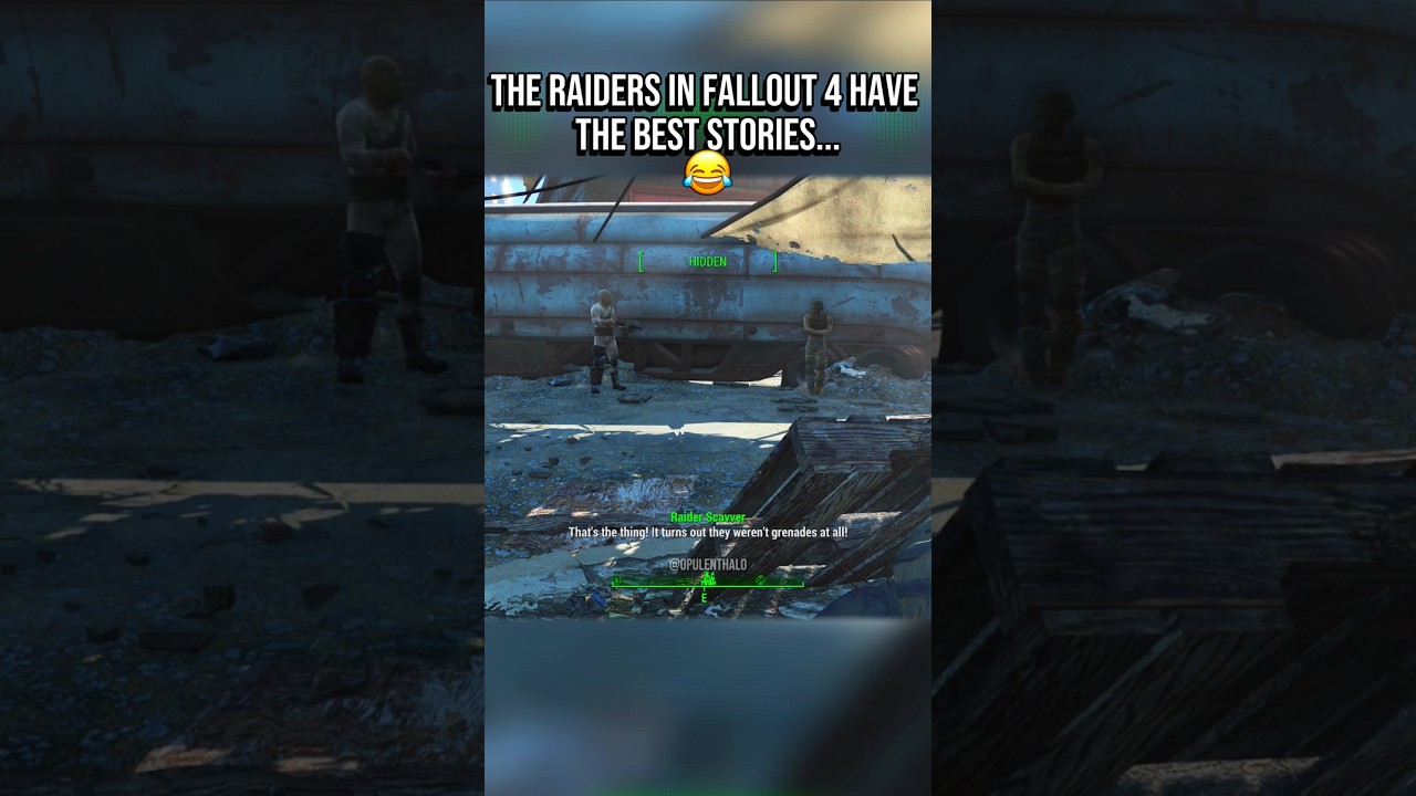 Рейдеры в Fallout 4 &mdash; это просто уморительно! 😂