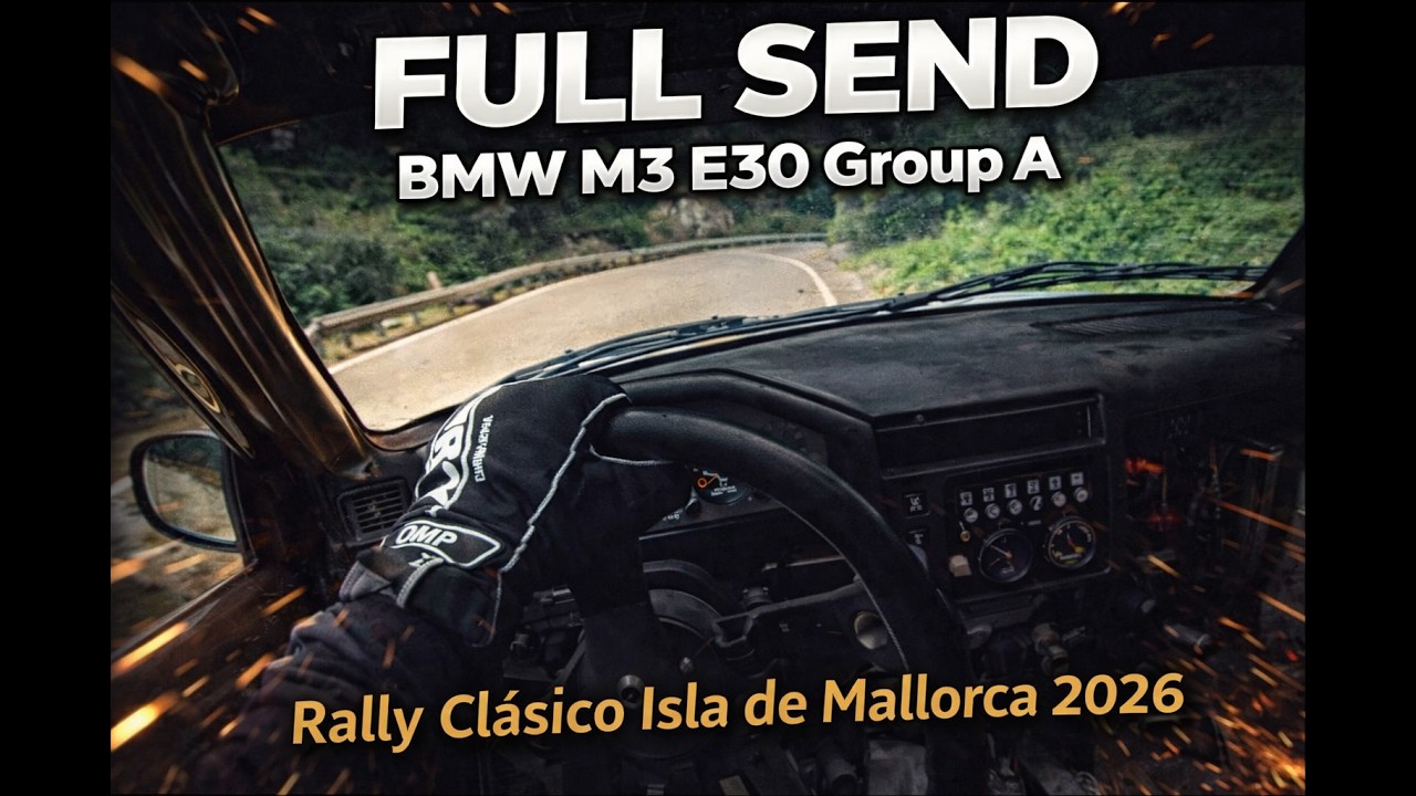 BMW M3 E30 Group A- Onboard POV - 🇪🇸 Rally Clásico Isla de Mallorca 2026 🇪🇸  - Col de Sóller → Palma