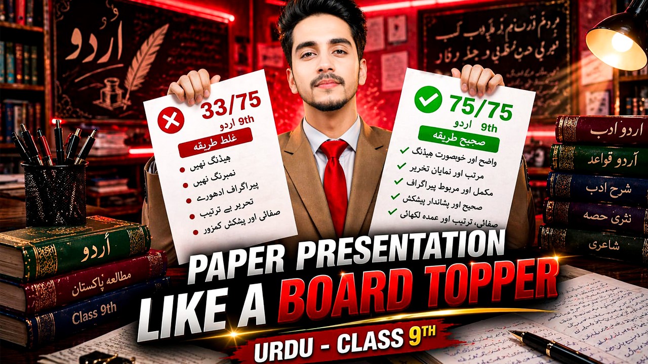 How To Attempt Urdu Paper Like A Board Topper | Paper Presentation Techniques | Soch Badlo By MAK
