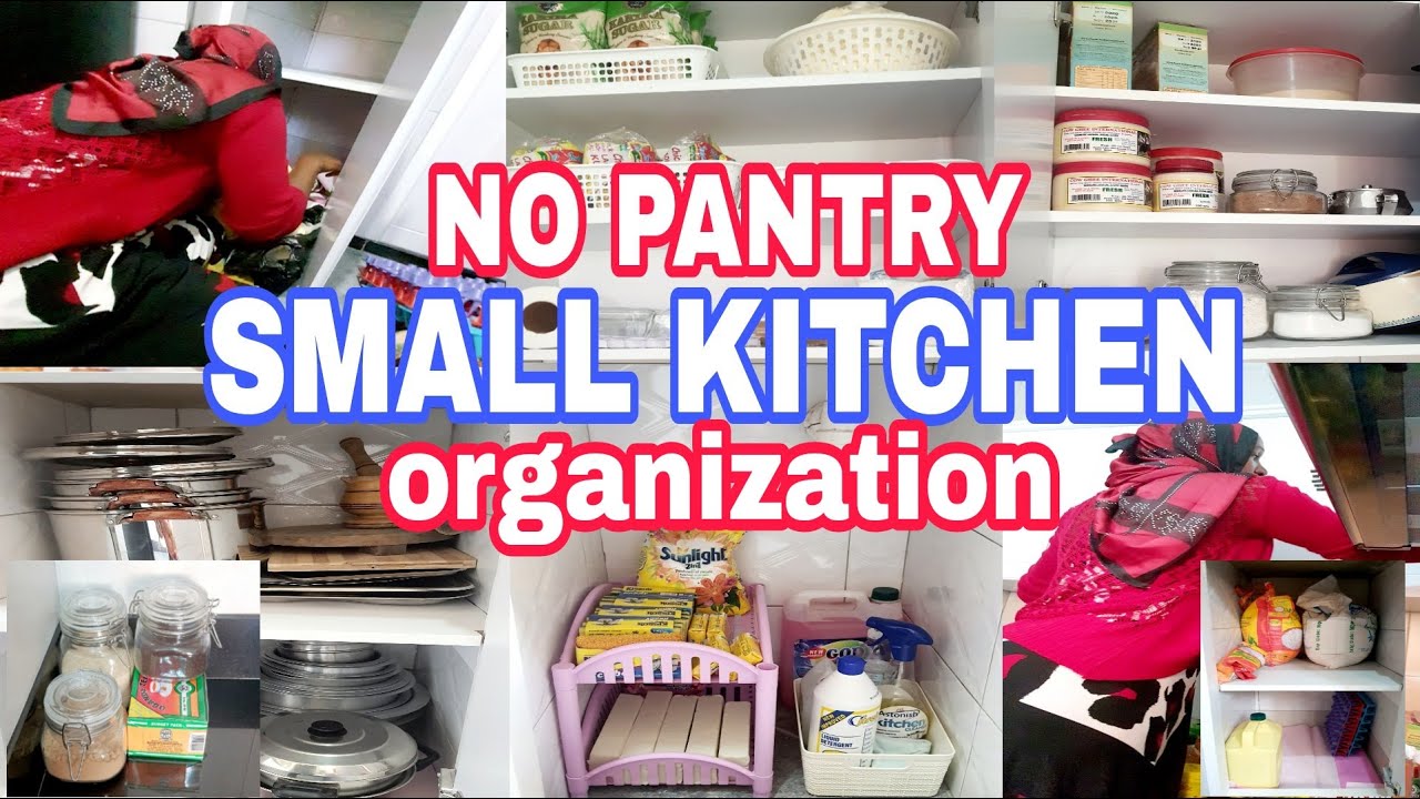 SMALL KITCHEN ORGANIZATION/NO PANTRY/ORGANIZE WITH ME 2020/BUDGET FRIENDLY