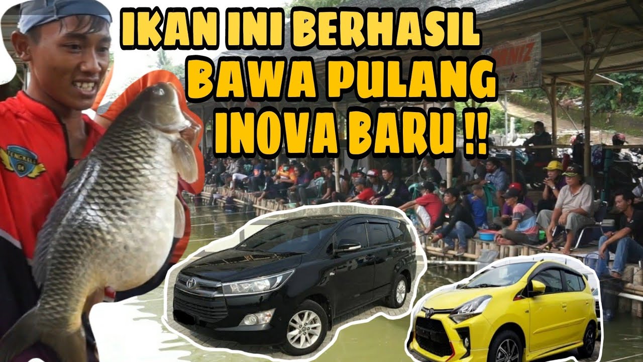 Lomba Mancing Berhadiah Mobil Inova dan Agya di 2020