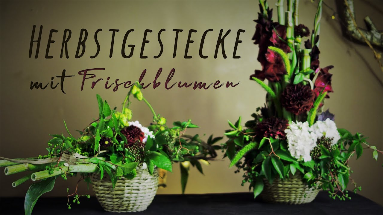 DIY HERBSTGESTECK wie vom Floristen!