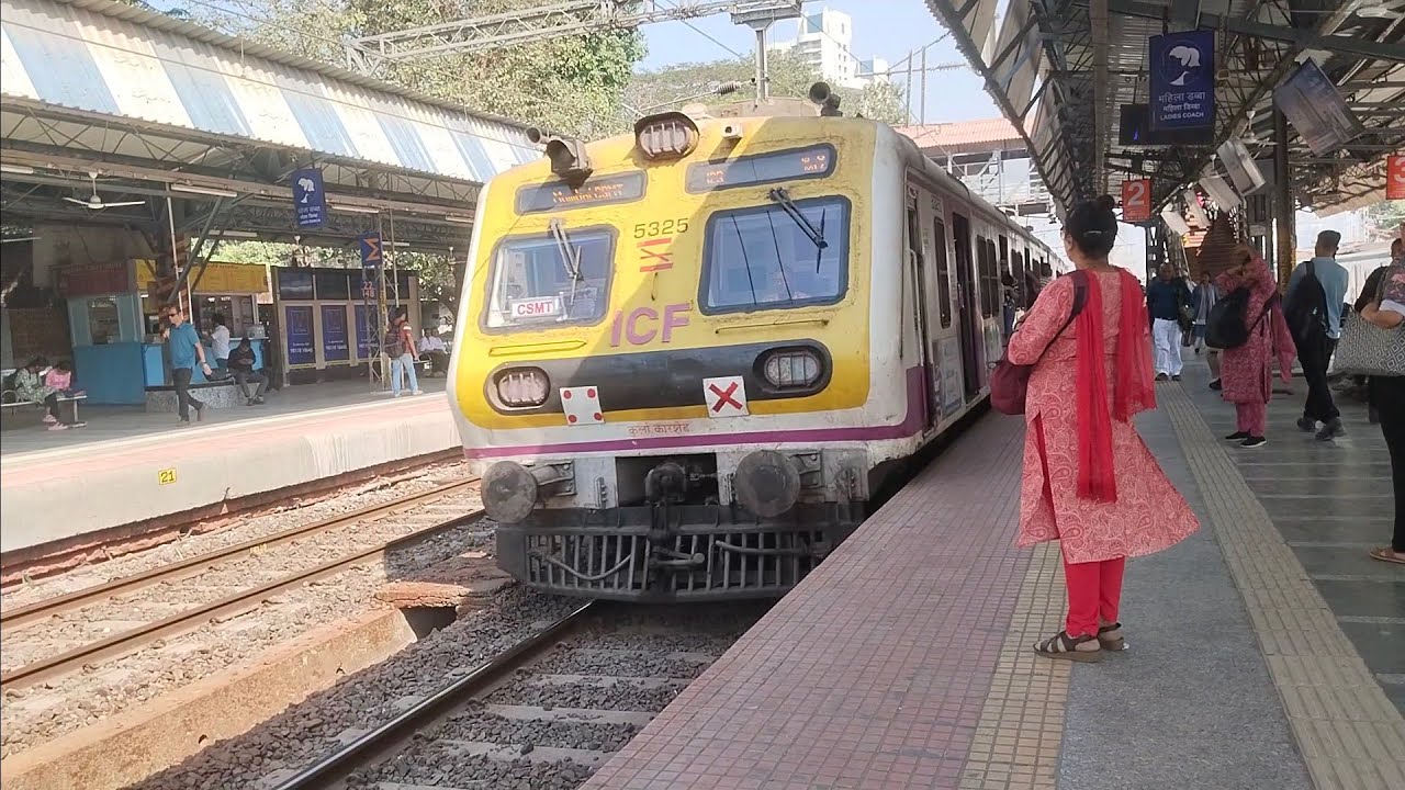 Mumbai railway station local train videos | Indian local train journey video live today 