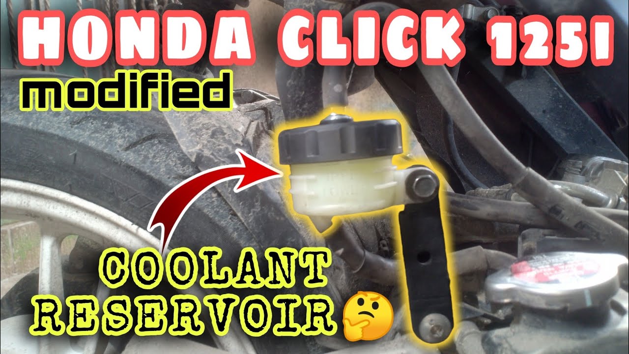 HONDA CLICK COOLANT RESERVOIR MODIFY|CLICK 125|COOLANT MODIFICATION| |#BIMBIMOTO