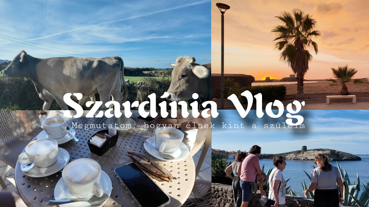 SZARDÍNIA VLOG 🇮🇹🌊 – családlátogatás, tenger & slow life pillanatok