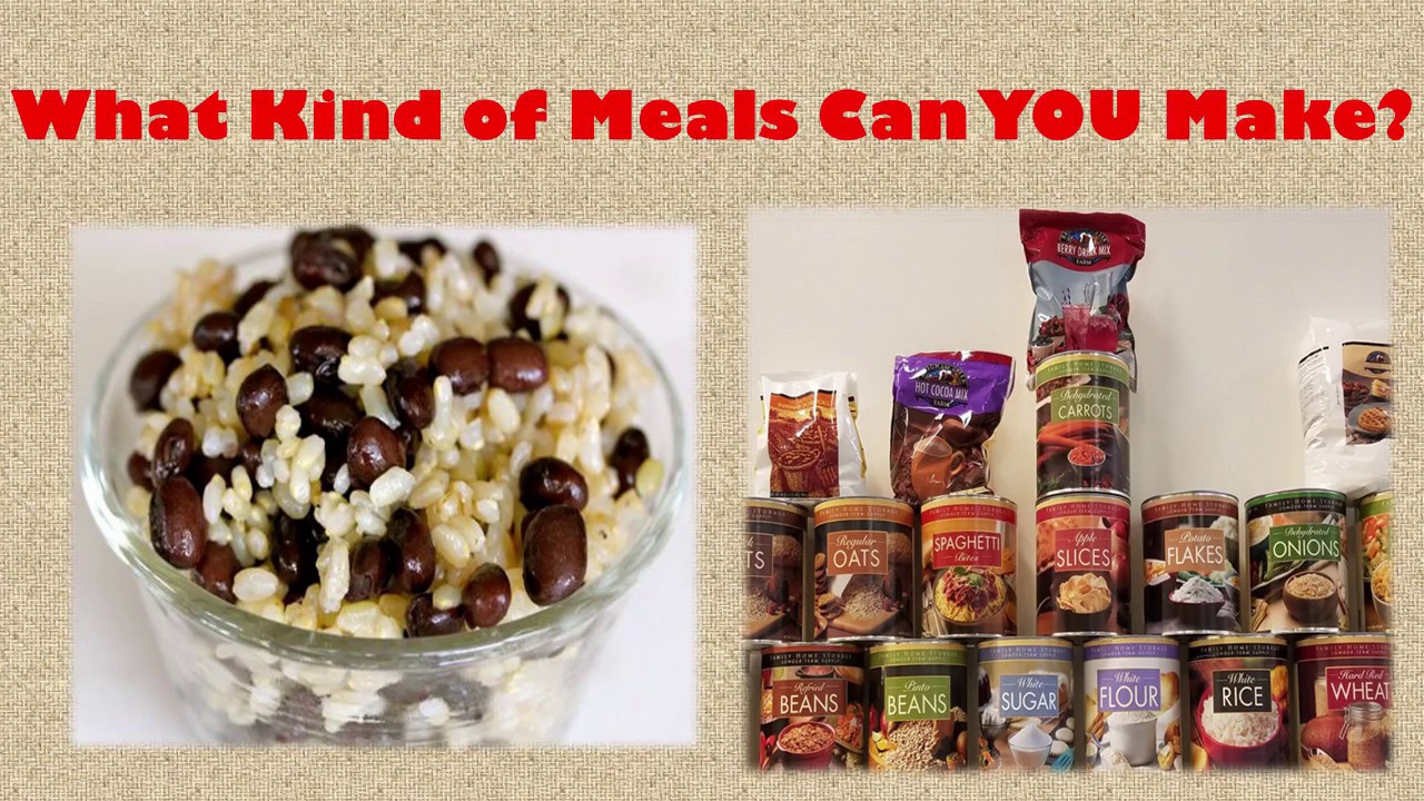 Making Meals from Basic Food Storage