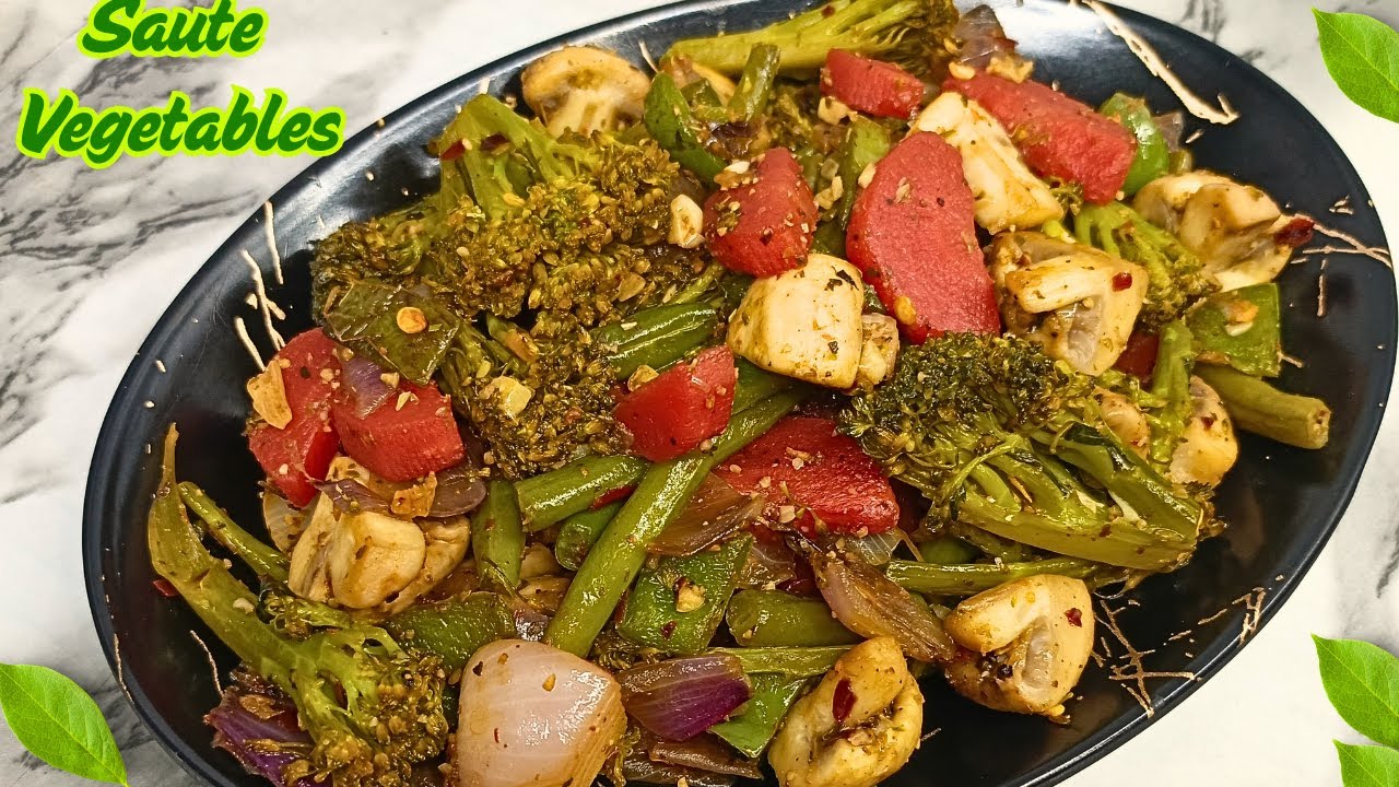 जब ऐसी रेसिपी बनाओगे तो बिना दौड़े ही पतले हो जाओगे - SAUTEE VEGETABLES