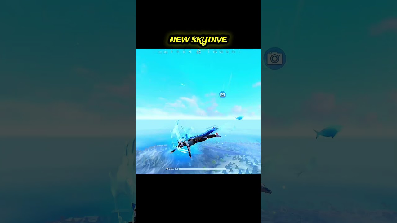 NEW SKYDIVE🥶#freefire #funny #freefiremax #freefireshorts #garenafreefire #viral #shorts #newevent