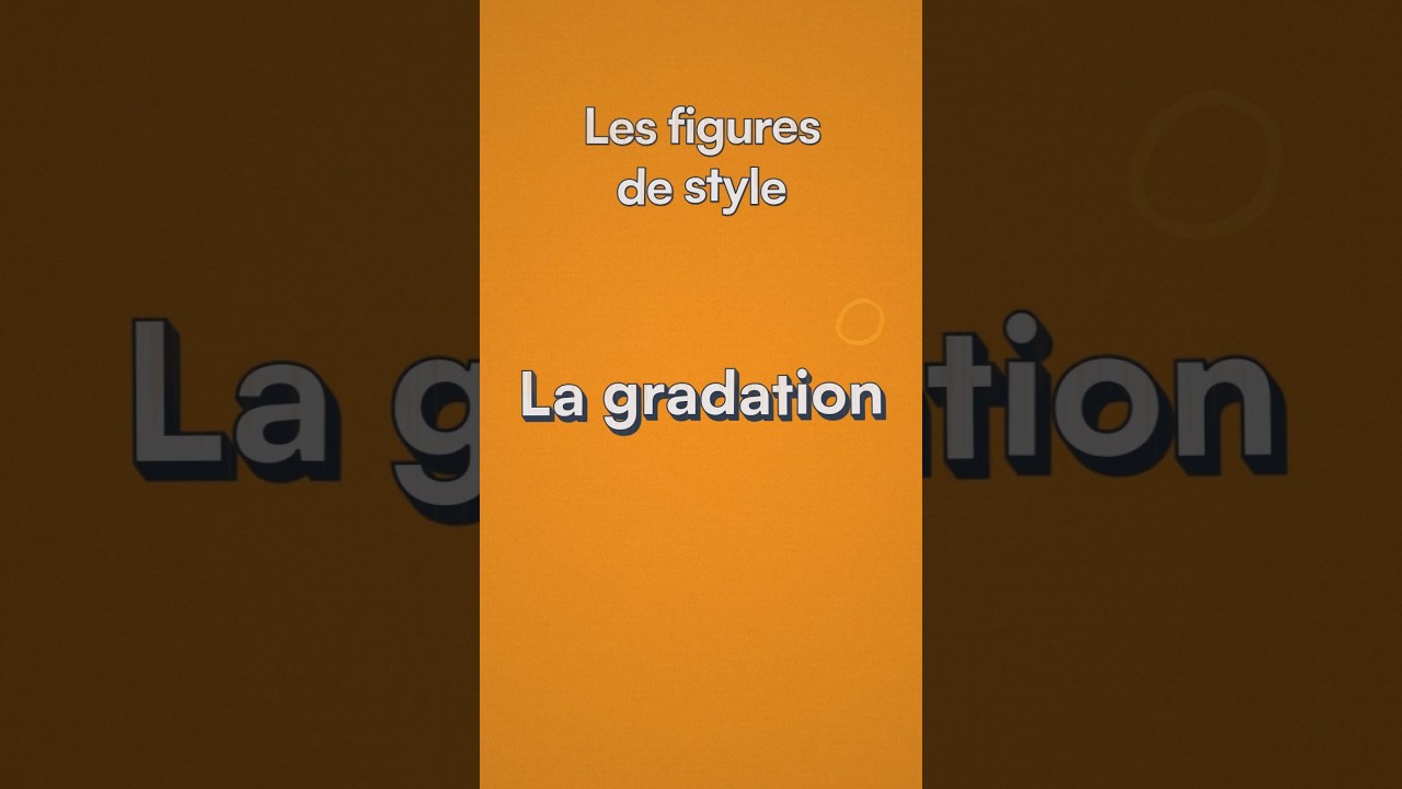 📈 La gradation : une figure de style qui intensifie le discours