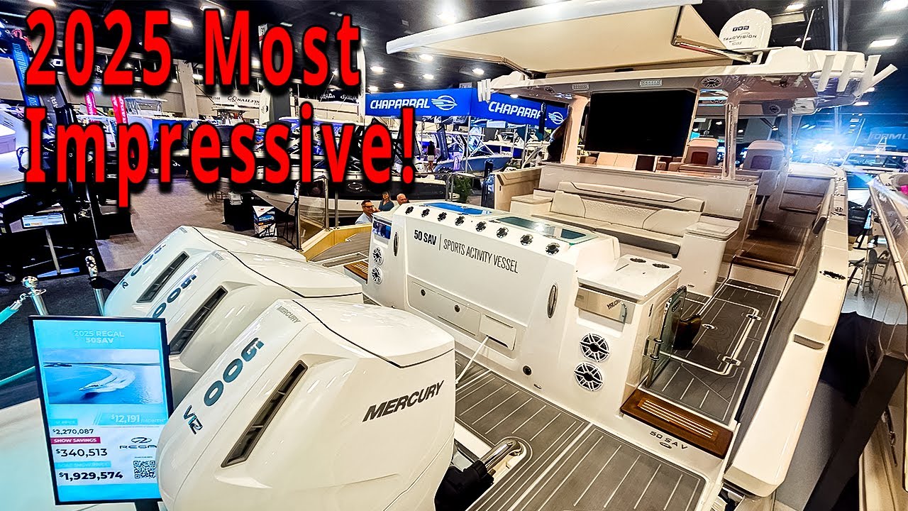 The MOST IMPRESSIVE Boat At Miami Boat Show 2025!
