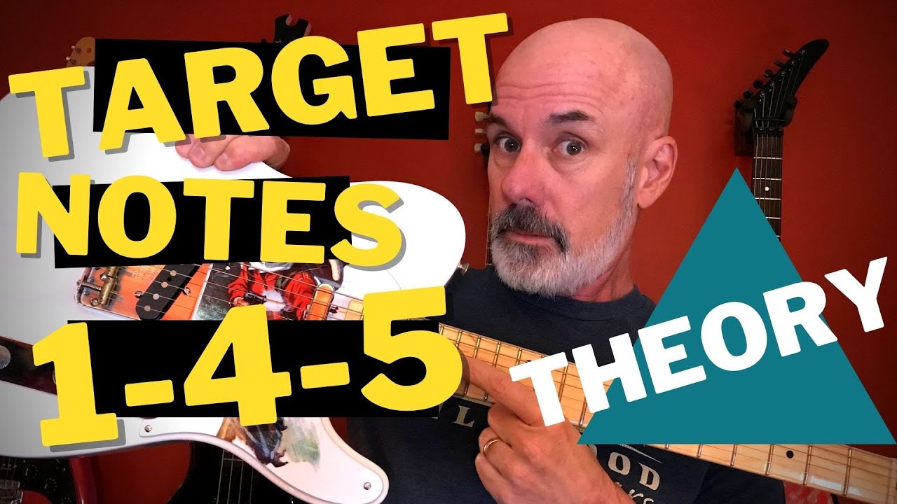 Target Notes over the blues progression I-IV-V