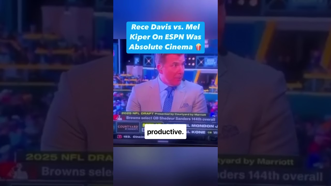 Mel Kiper & Rece Davis Got Heated Discussing Shedeur Sanders During 2025 NFL Draft 😡
