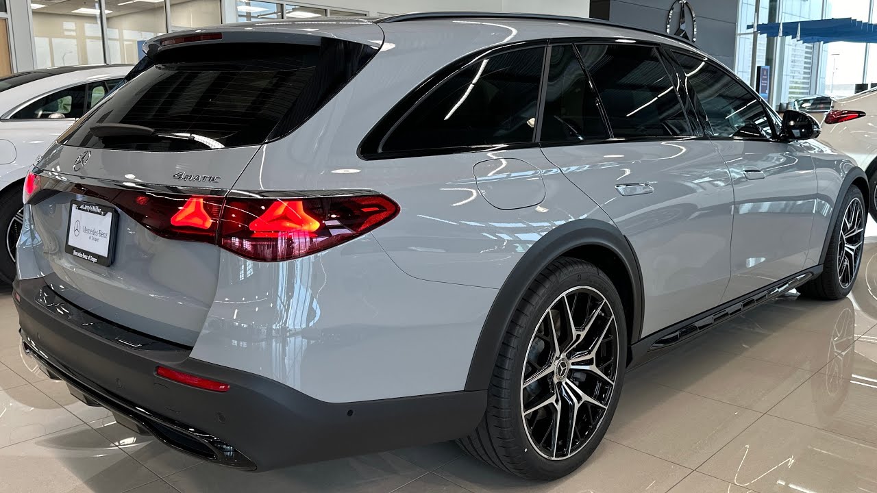 2024 Mercedes E 450 All-Terrain 4MATIC Wagon (Manufaktur Alpine Grey color) Visual Review