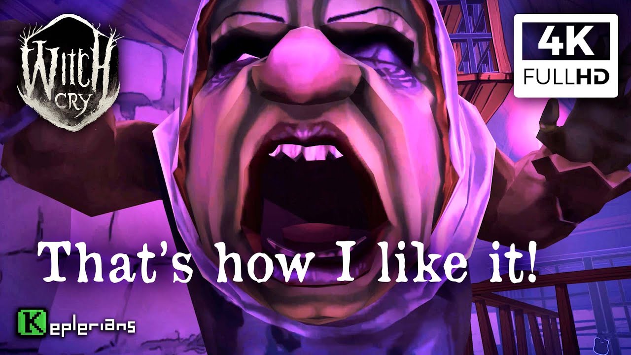 WITCH CRY Full CUTSCENES 🧙&zwj;♀️💧 That's how I like it! 🍪 Bad ENDING 🎞 4K FULL HD