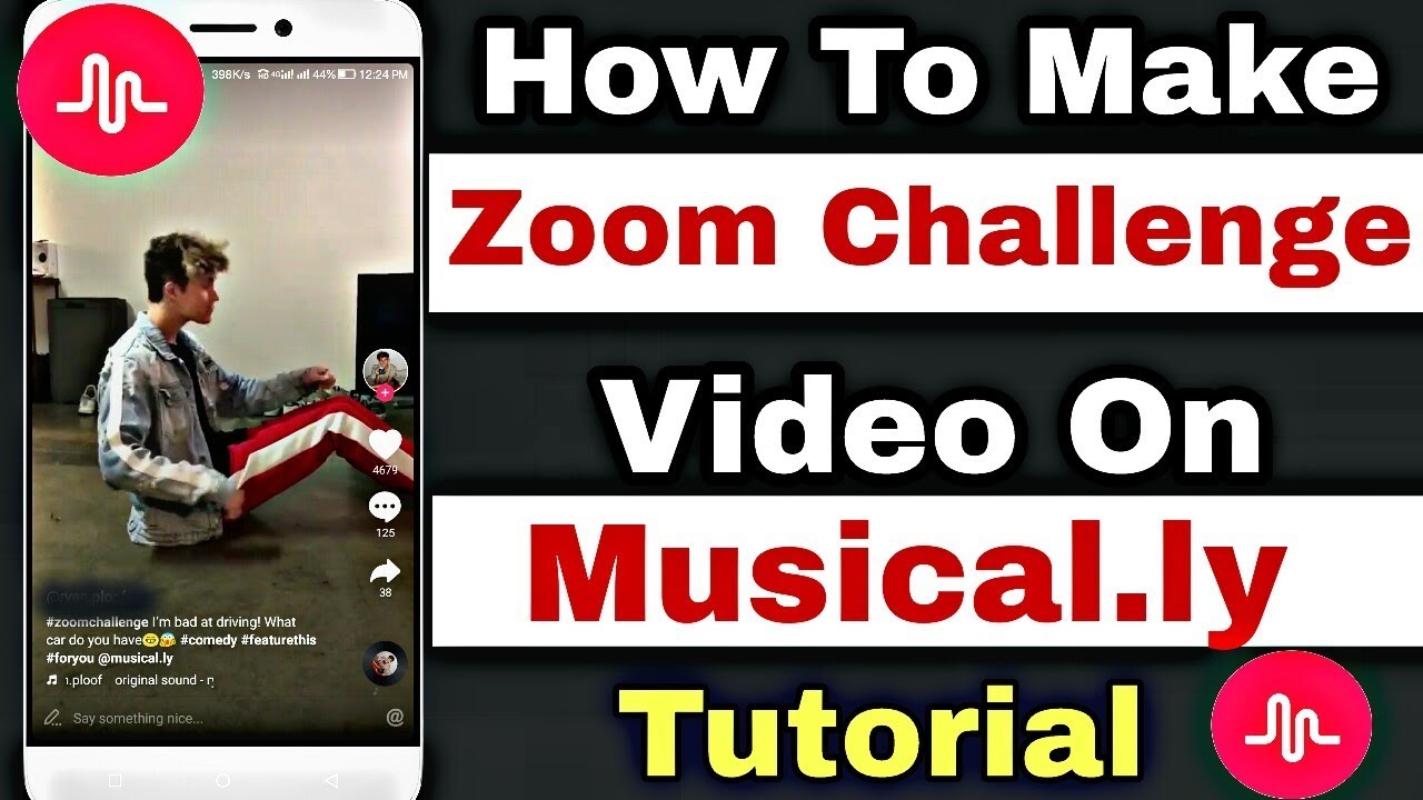 How To Make Zoom Challenge Video On Musically | Zoom Challenge Tutorial Musical.ly